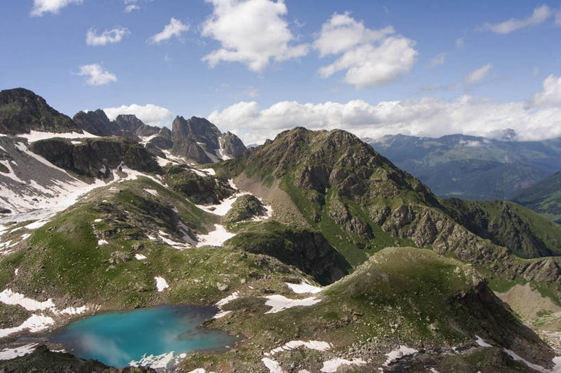 无人,横图,室外,白天,湖,美景,山,山脉,水,俄罗斯,反射,景观,云,风景,天空,自然,景色,摄影,宁静,环境,自然风光,高加索山脉,旅行