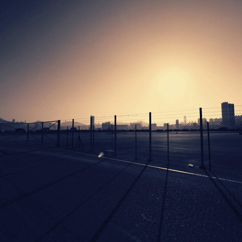 无人,机场,方图,室外,建筑,香港,栅栏,篱笆,黄昏,运输,摄影,保护,宁静,剪影,逆光