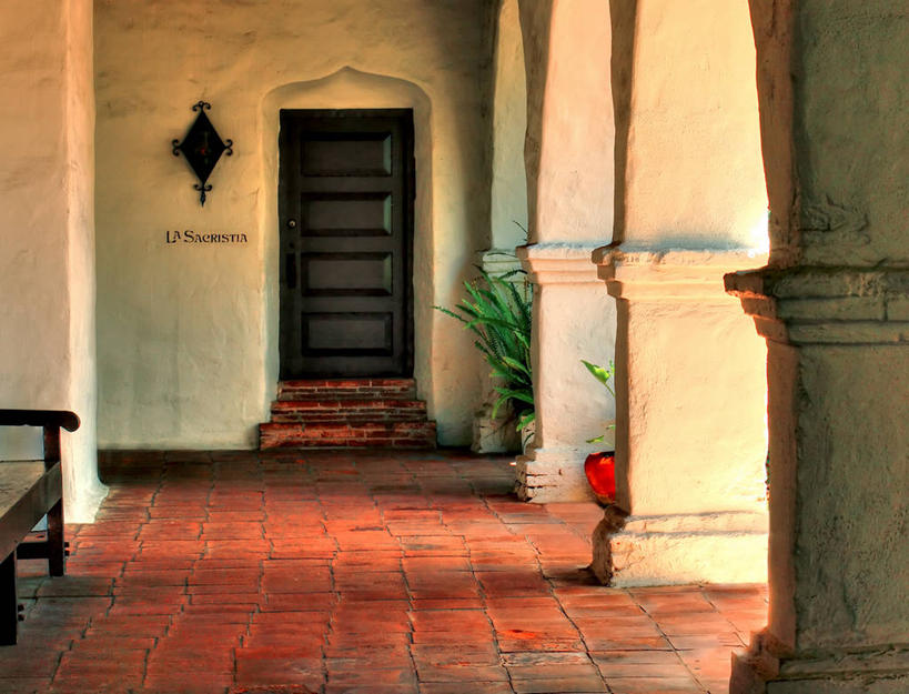 无人,教堂,横图,室内,白天,门,美国,柱子,摄影,宗教,北美,北美洲,加利福尼亚,美洲,教会,圣地牙哥市,北亚美利加洲,亚美利加洲,灵性,大教堂,美利坚合众国