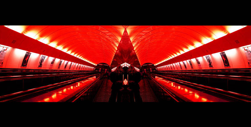 无人,横图,欧洲,捷克,地铁站,光亮,首都,运输,摄影,照亮,地下通道,中欧,捷克共和国,波西米亚,布拉格,旅行