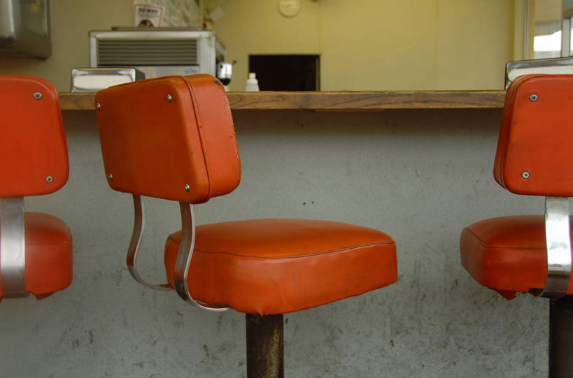 无人,酒吧,横图,室内,商务,吧台,椅子,美国,古典,橙色,放松,摄影,办公椅,奥克兰