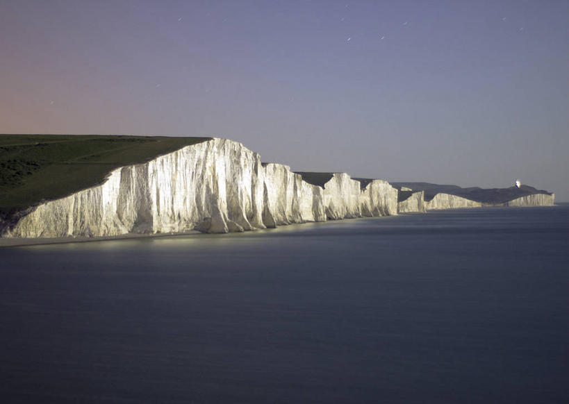 无人,横图,室外,海洋,美景,英国,地形,海岸线,景观,风景,自然,黄昏,景色,摄影,宁静,自然风光,北欧,万里无云,苏塞克斯,彩图
