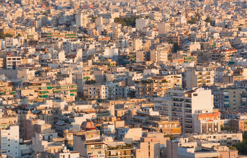 无人,横图,俯视,室外,白天,度假,美景,城市风光,城市,建筑,希腊,房屋,景观,公寓,首都,娱乐,享受,休闲,景色,放松,摄影,南欧,雅典,阿提卡,彩图,高角度拍摄,居住区