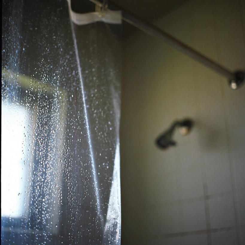 无人,方图,白天,窗户,浴室,美国,湿,瓷砖,塑胶,水滴,摄影,淋浴头,浴帘,彩图