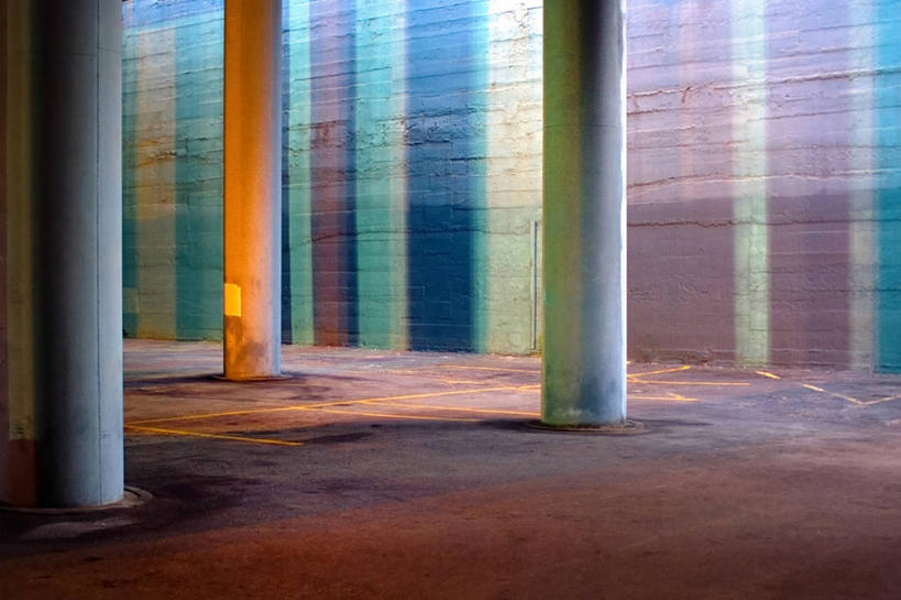 无人,停车场,横图,室外,白天,日光,美国,条纹,柱子,摄影,支撑,北美,北美洲,加利福尼亚,美洲,旧金山,北亚美利加洲,亚美利加洲,彩图,美利坚合众国