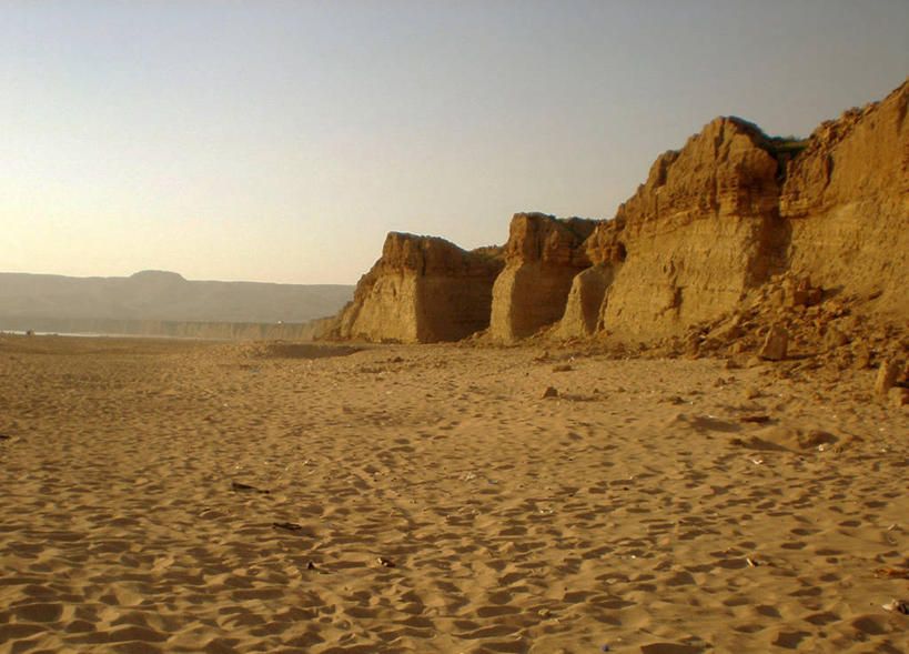 无人,横图,室外,白天,沙漠,巴基斯坦,沙子,地形,悬崖,风景,摄影,卡拉奇,印度次大陆,海滩,彩图