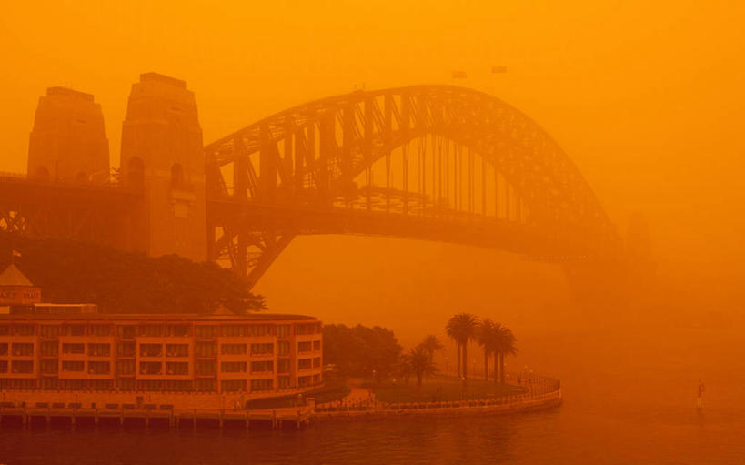 无人,横图,室外,暴风雨,建筑,澳大利亚,桥,天气,黄昏,地标建筑,橙色,摄影,大洋洲,悉尼,剪影,澳洲,逆光,悉尼港,南方大陆,澳大拉西亚,首府,澳大利亚联邦,雪梨,新州,新南威尔士,新南威尔士州,杰克逊港,尘暴,彩图,悉尼港桥