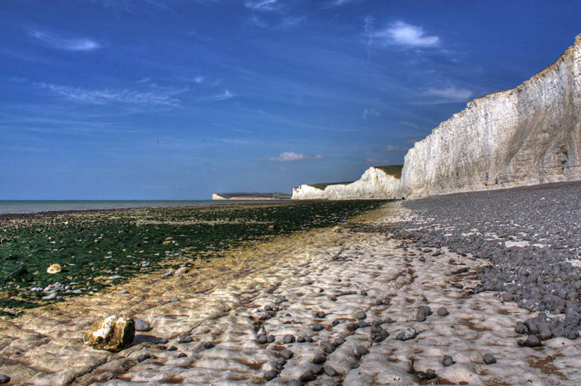 无人,横图,室外,白天,美景,英国,地形,海岸线,景观,风景,自然,景色,摄影,自然风光,北欧,苏塞克斯,海滩,彩图