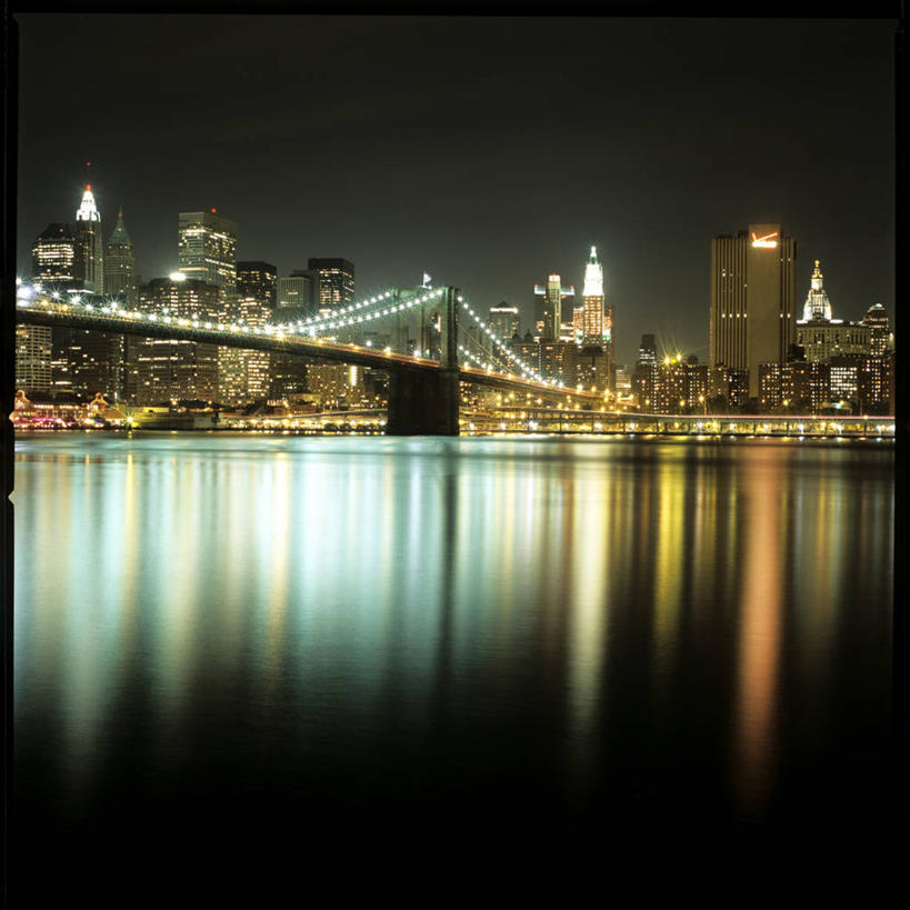 无人,方图,室外,水,天际线,建筑,纽约,美国,联系,现代,摄影,吊桥,宁静,照亮,布鲁克林桥,布鲁克林,彩图,旅行