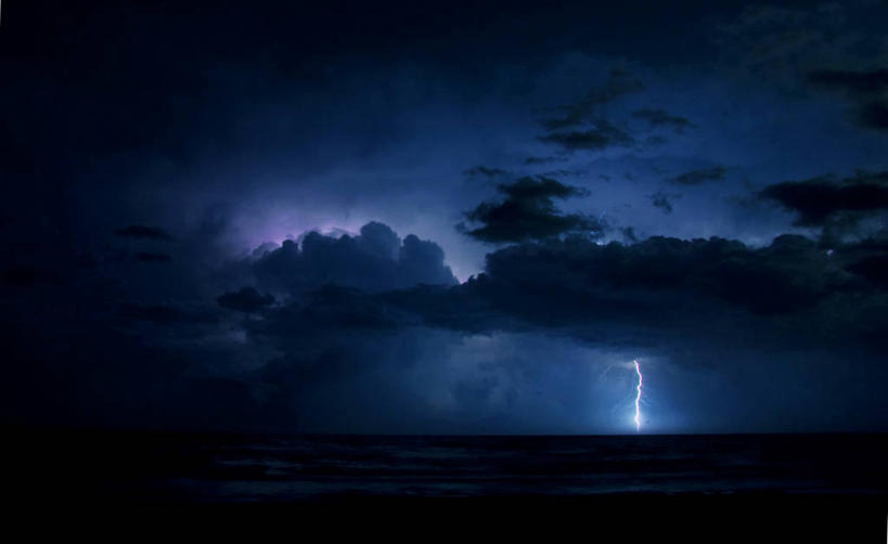 无人,横图,室外,夜晚,暴风雨,西班牙,风景,自然,摄影,雷雨,彩图