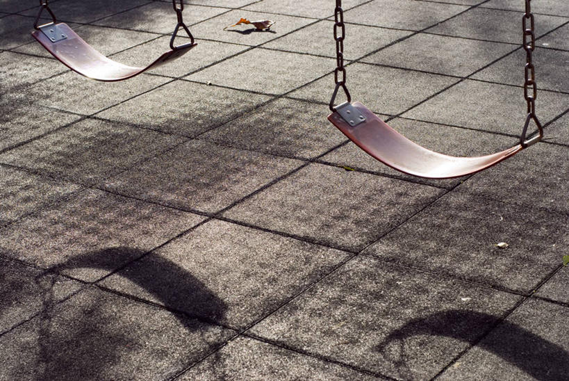 无人,横图,室外,白天,游乐场,台湾,吊挂,悬挂,阴影,人行道,挂,荡秋千,摄影,宁静,彩图