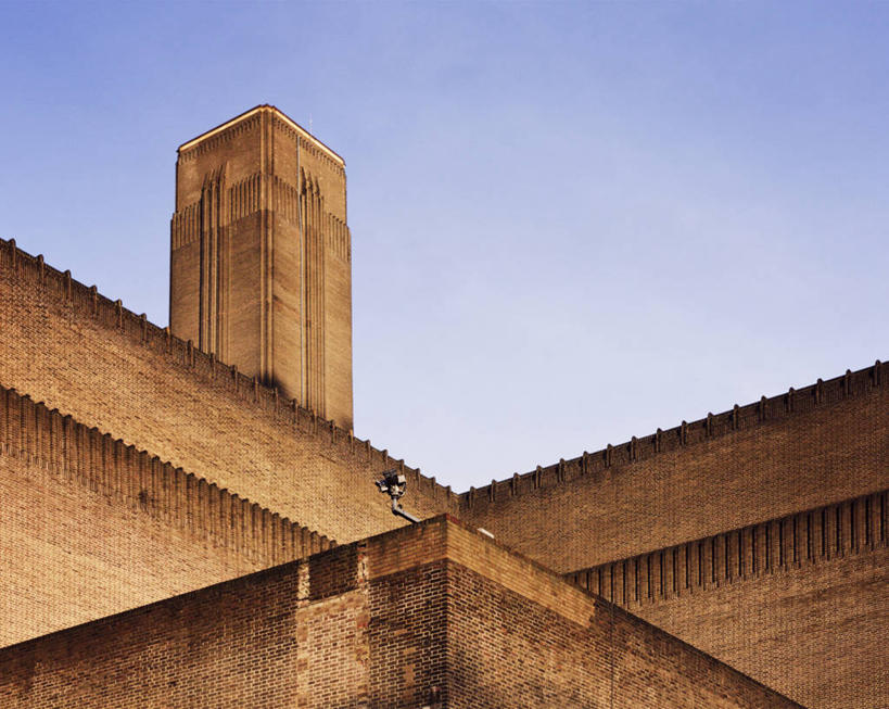 无人,横图,室外,白天,英国,塔,首都,现代,摄影,美术馆,监视器,万里无云,彩图