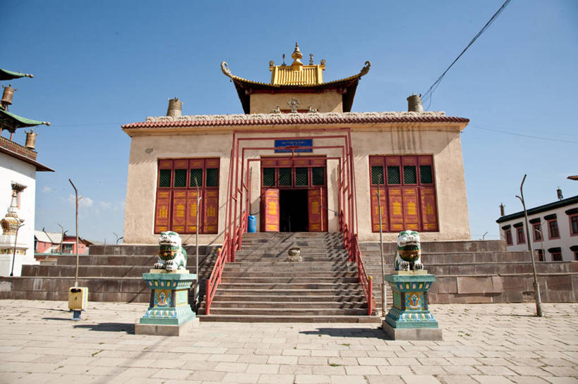 无人,横图,室外,白天,建筑,蒙古,雕像,首都,台阶,摄影,佛教,修道院,乌兰巴托,彩图