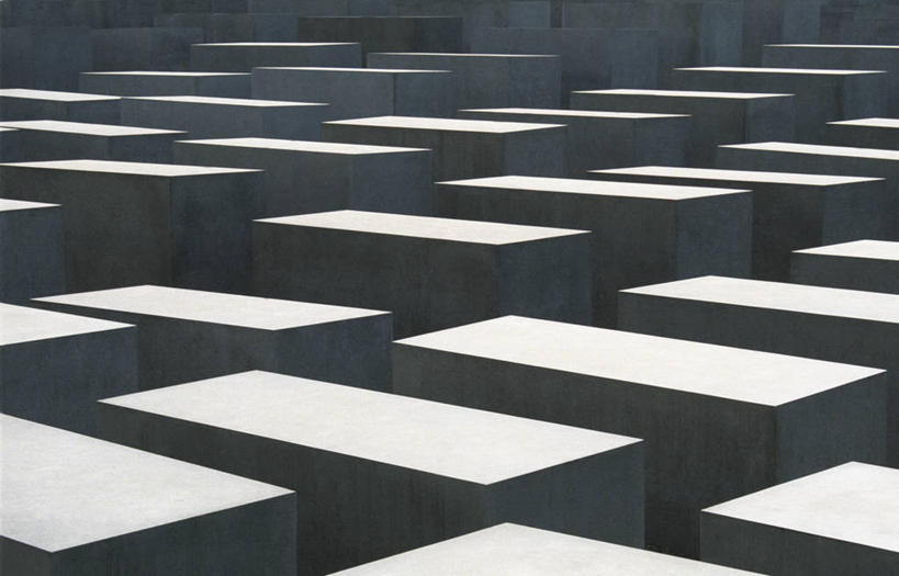 无人,横图,室外,白天,重复,建筑,德国,首都,历史,现代,柏林,摄影,纪念,留念,怀念,式样,欧洲被害犹太人纪念碑,彩图,全画面,全框架,全帧,全画幅,大屠杀
