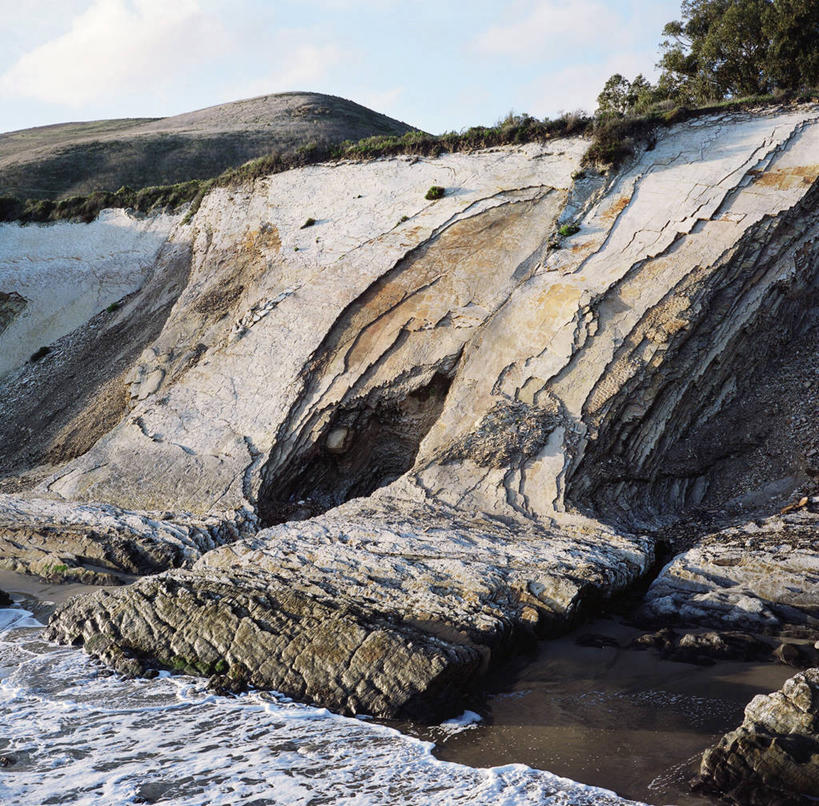 无人,横图,室外,海洋,美景,美国,景观,悬崖,云,风景,自然,景色,摄影,宁静,加利福尼亚,自然风光,页岩,彩图