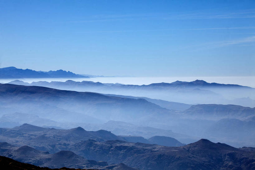 无人,横图,阶调图片,室外,白天,美景,山脉,雾,约旦,地平线,景观,蓝色,风景,自然,景色,摄影,宁静,自然风光,死海,彩图