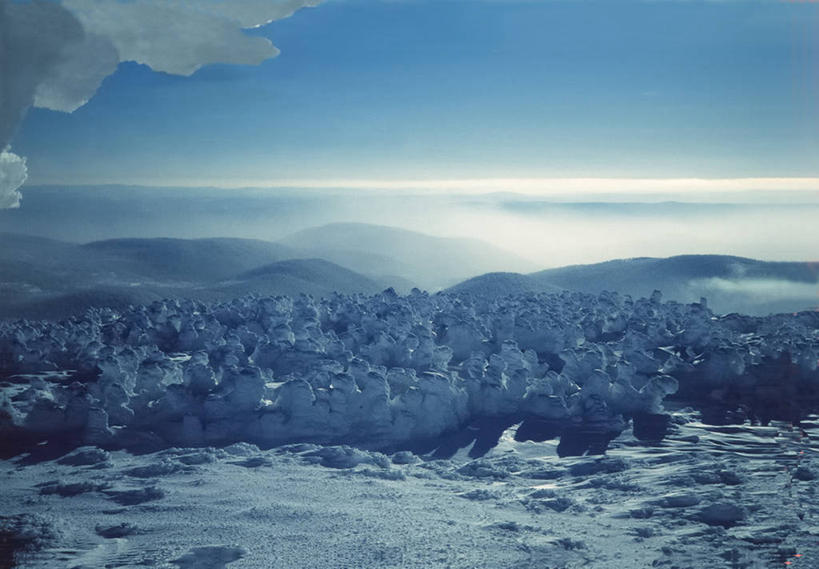 无人,横图,室外,白天,山,雪,加拿大,地平线,地形,冬天,辽阔,地面,风景,广阔,寒冷,摄影,气象,一望无际,气候,延伸,天地相交,魁北克,无边无际,一马平川,彩图,盖斯佩半岛