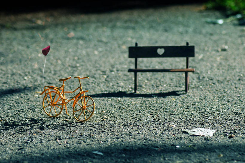 无人,横图,室外,自行车,椅子,罗马尼亚,小的,长椅,两个,模型,气球,摄影,手艺,比例,沥青,彩图
