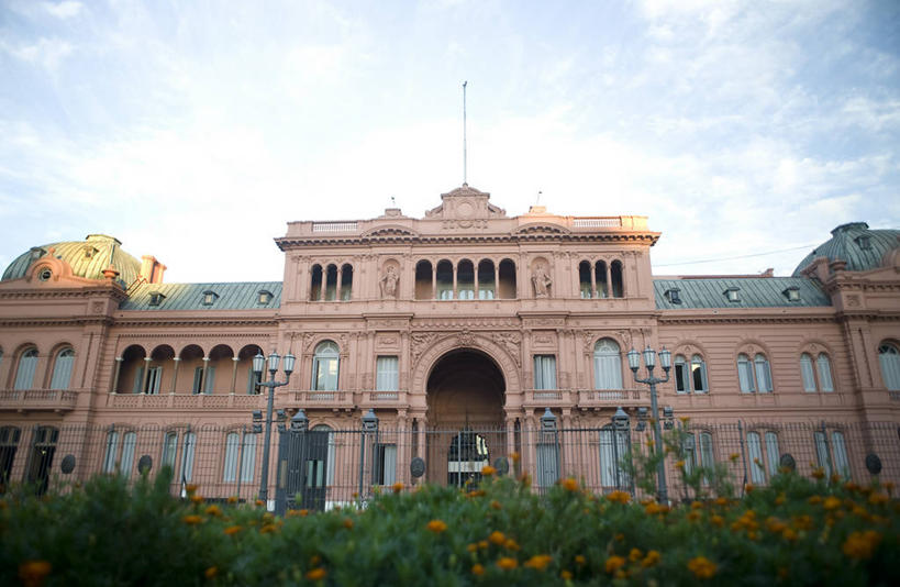 横图,室外,白天,正面,建筑,马,阿根廷,首都,摄影,政府大楼,政府,政治,布宜诺斯艾利斯,彩图