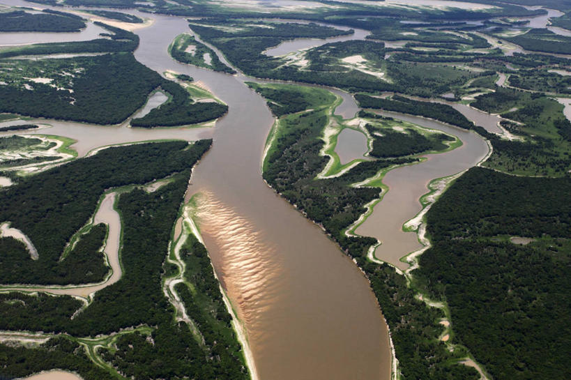 无人,横图,俯视,航拍,室外,白天,旅游,度假,美景,巴西,亚马逊河,环保,地形,河道,景观,天气,娱乐,风景,自然,享受,休闲,景色,南美,放松,摄影,能源,宁静,环境,回收,资源,干旱,拉丁美洲,鸟瞰,自然风光,热带雨林,利用,低碳,循环,持续,自然地理,彩图,高角度拍摄,广角拍摄
