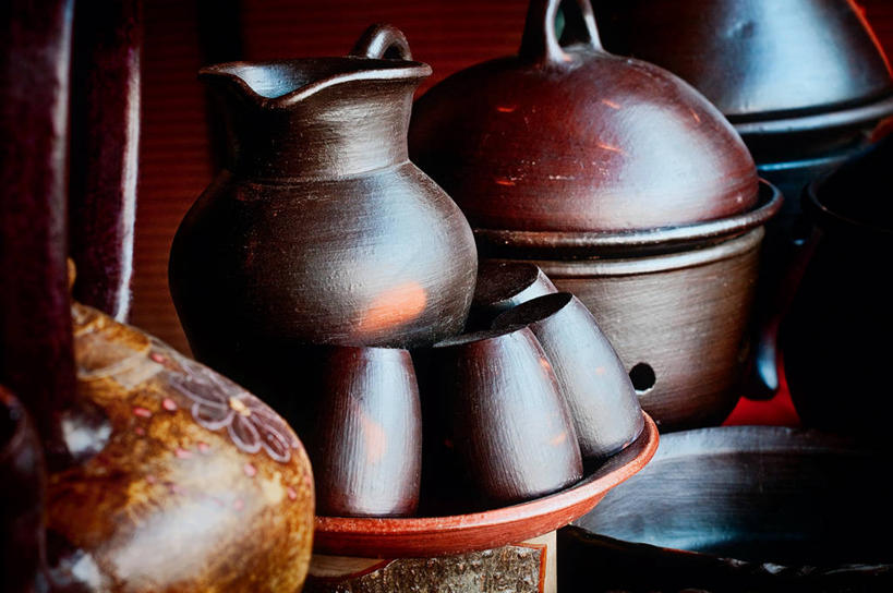 无人,横图,俯视,智利,水壶,马克杯,工艺品,陶器,南美,摄影,拉丁美洲,广口瓶,美术工艺,彩图,高角度拍摄,传统文化