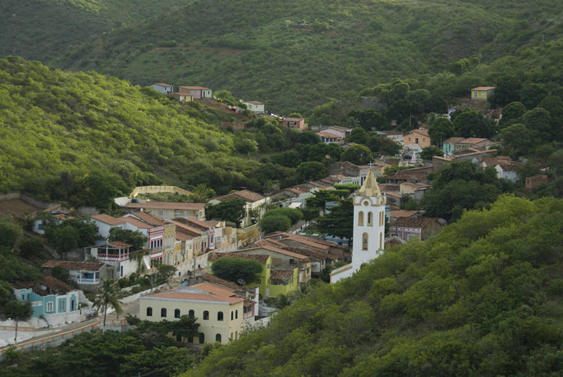 无人,横图,俯视,室外,白天,建筑,巴西,乡村,城镇,绿色,南美,摄影,宁静,拉丁美洲,水虎鱼,阿拉戈斯,巴西文化,彩图,高角度拍摄,居住区