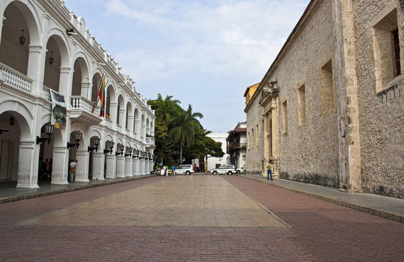 无人,横图,俯视,航拍,旅游,建筑,街道,哥伦比亚,地标建筑,摄影,鸟瞰,彩图,高角度拍摄,旅行