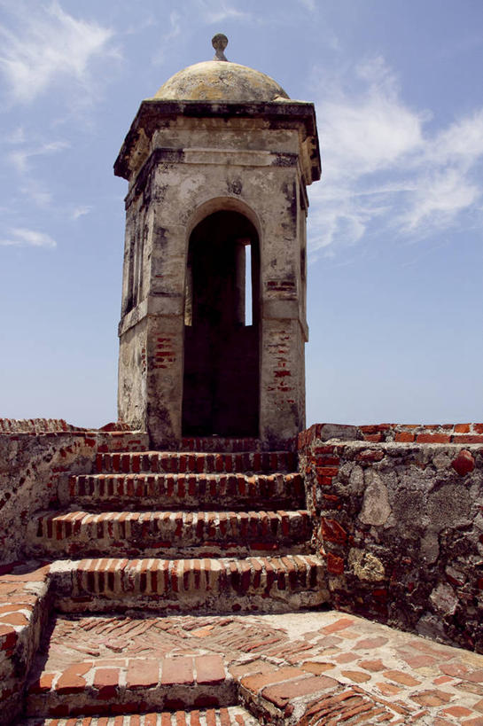 无人,天文台,横图,竖图,俯视,航拍,室外,白天,旅游,城市,哥伦比亚,首都,蓝色,天空,摄影,要塞,鸟瞰,视角,波哥大,彩图,高角度拍摄,旅行