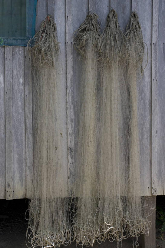 无人,竖图,室外,白天,渔业,河流,船,巴西,亚马逊河,吊挂,悬挂,挂,南美,运输,摄影,渔网,彩图