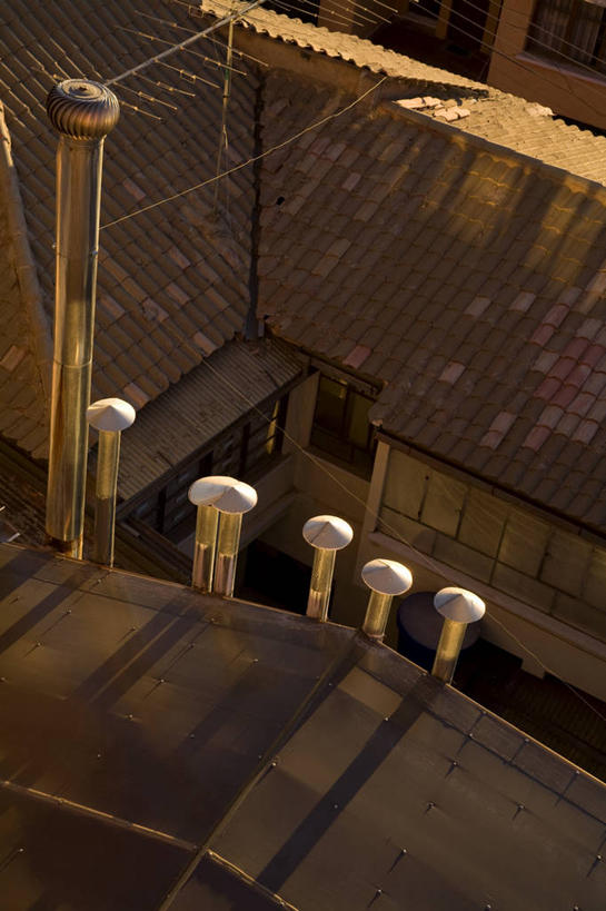 无人,竖图,俯视,室外,白天,建筑,管子,屋顶,管道,摄影,彩图,高角度拍摄,旅行