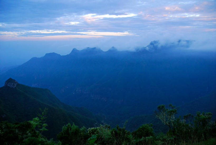 无人,横图,室外,地形,黎明,山谷,风景,摄影,宁静,山脊,剪影,圣卡塔琳娜,彩图