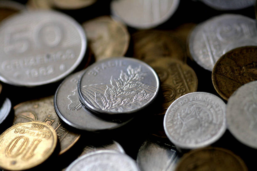 无人,横图,特写,钱,许多,丰富,钱币,很多,金融,摄影,经济,堆,流通,贸易,货币,现金,硬币,彩图,巴西货币,巴西雷亚尔,雷亚尔