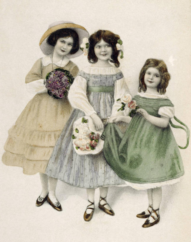 儿童,三个人,站,微笑,竖图,插画,正面,友谊,纯洁,数码,科技,帽子,纸牌,勾,挽,阴影,网络,高光,几何,计算机图形,古典,合成,图画,拿着,画,花束,可爱,童年,童趣,勾着,怀旧,电脑合成图,数码合成图,合成图,记忆,肖像,手艺,漫画,挽着,童真,烂漫,无邪,写实,具体,具象,美术工艺,天真,女孩,彩图