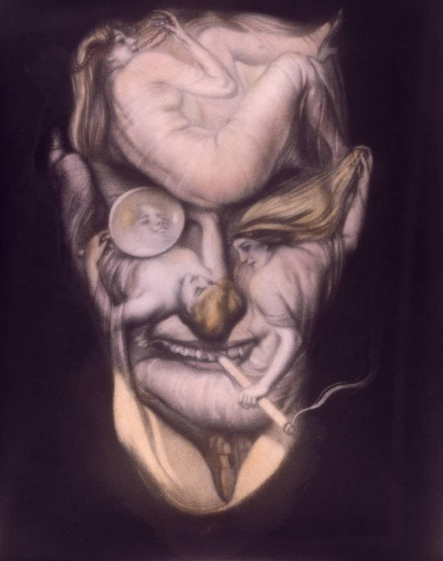 成年人,老年人,裸体,四个人,吸烟,微笑,竖图,插画,正面,性感,数码,科技,香烟,阴影,黑色背景,网络,明信片,高光,几何,计算机图形,合成,图画,历史,画,电脑合成图,数码合成图,创造力,合成图,肖像,反差,漫画,丑陋,写实,具体,具象,美术工艺,老年男性,年轻女性,年轻人,仰卧,彩图,影棚拍摄,单片眼镜