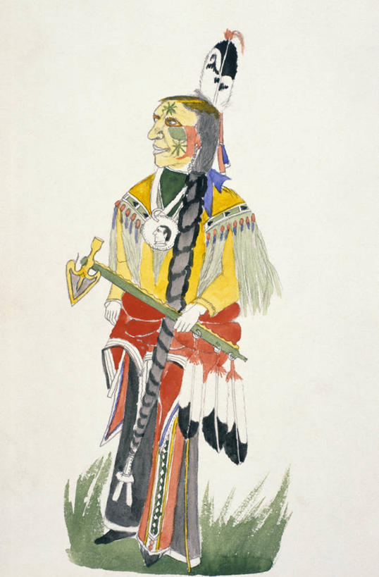 成年人,头发,一个人,站,竖图,插画,白色背景,绘画,智慧,数码,科技,仅一个男性,阴影,艺术,装饰,网络,高光,几何,计算机图形,古典,合成,图画,拿着,历史,文化,画,黑色,工艺品,品味,辫子,武器,美术,电脑合成图,数码合成图,权威,领导,高雅,合成图,漫画,首领,写实,具体,具象,美学,美术工艺,把握,长发,彩图,传统服装,传统文化,印第安战斧,过去,掌控