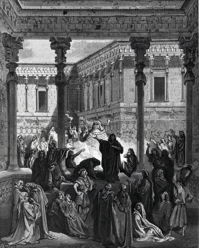 成年人,画家,竖图,黑白,插画,室外,白天,数码,科技,建筑,阴影,网络,长袍,柱子,许多人,高光,几何,计算机图形,合成,图画,画,一群人,电脑合成图,数码合成图,基督教,合成图,漫画,写实,具体,具象,旧约,古斯塔夫.多雷,男人,女人