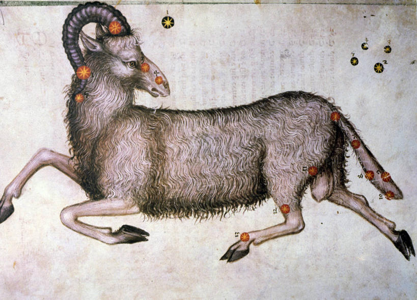 无人,横图,竖图,插画,侧面,数码,科技,阴影,网络,数字,高光,几何,计算机图形,合成,图画,画,星形,星座,电脑合成图,数码合成图,合成图,公羊,漫画,想象,算命,写实,具体,具象,白羊座,绵羊,彩图