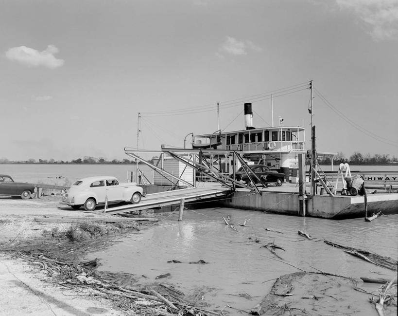 无人,横图,黑白,室外,白天,旅途,水,汽车,美国,联系,运输,摄影,渡轮,路易斯安那州,旅行,海港