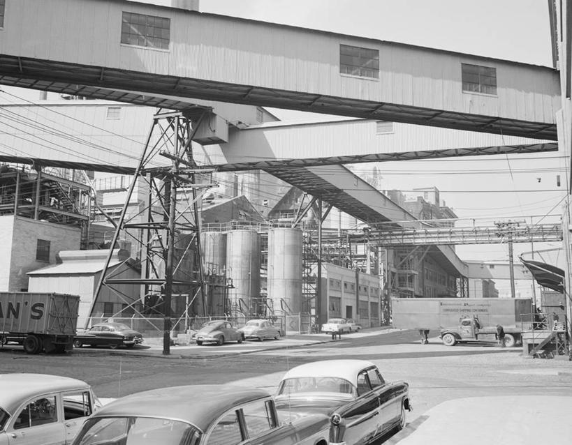 无人,横图,黑白,室外,白天,汽车,美国,环保,发电站,工业,摄影,能源,电,回收,传送带,资源,工程,利用,低碳,循环,新泽西,持续,泽西城,彩图