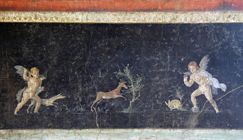 两个人,跑,横图,插画,数码,科技,鹿,野生动物,三只,阴影,艺术,网络,捕食,猎犬,高光,几何,计算机图形,合成,图画,画,动物,牲畜,电脑合成图,数码合成图,合成图,小鹿,野兔,漫画,丘比特,写实,具体,具象,美术工艺,彩图