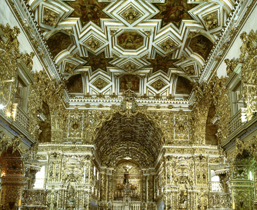 无人,教堂,横图,室内,天花板,建筑,巴西,萨尔瓦多,装饰,拱门,南美,摄影,南美洲,基督教,拉丁美洲,宗教建筑,美洲,祭坛,巴西联邦共和国,首府,亚美利加洲,南亚美利加洲,巴伊亚,巴伊亚州,彩图,浅浮雕