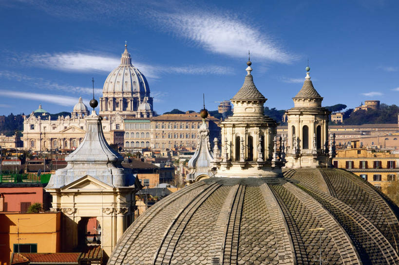 无人,教堂,横图,俯视,室外,白天,度假,美景,天际线,城市风光,城市,建筑,意大利,节日,景观,云,塔,尖顶,首都,历史,文化,娱乐,穹顶,天空,地标建筑,祈祷,享受,休闲,健康,景色,放松,许愿,摄影,宗教,信仰,纪念,祈求,基督教,圆顶建筑,宗教建筑,地中海文化,天主教,意大利文化,圣彼得广场,拉奇奥,梵蒂冈城国,灵性,平安,彩图,高角度拍摄