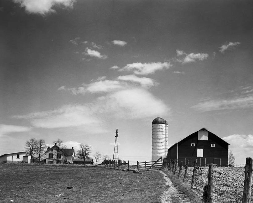 无人,农场,横图,黑白,室外,白天,农业,农作物,美景,建筑,风车,美国,木制,地形,景观,篱笆,田地,云,塔,北,树,天空,自然,木桩,景色,摄影,生长,北美,自然风光,地窖,宾夕法尼亚,盖兹堡,亚当斯,居住区
