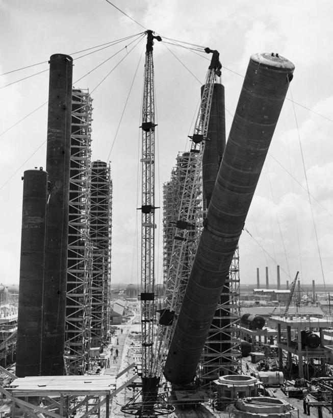 无人,竖图,黑白,室外,白天,建筑业,烟囱,建筑,美国,建筑工地,炼油厂,工业,摄影,能源,石油工业,北美,发展,德克萨斯,工业机械