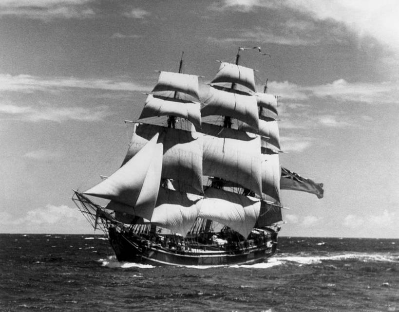 帆船,无人,横图,黑白,室外,白天,海洋,水,船,地平线,水平线,云,古典,帆布,历史,天空,自然,帆,运输,摄影,航海,帆樯,桅竿,帆柱,过去