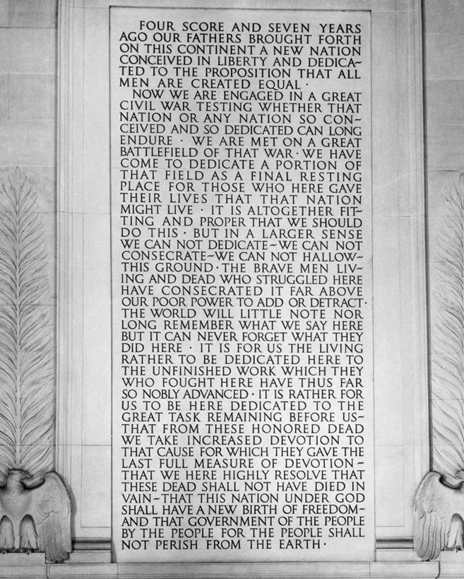 无人,竖图,黑白,室内,通讯,美国,文字,首都,古典,历史,战争,摄影,英文字母,北美,华盛顿特区,林肯纪念碑,葛底斯堡演说,过去