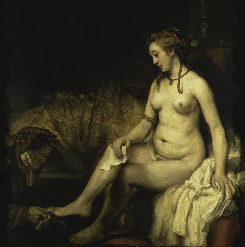 成年人,裸体,两个人,竖图,方图,插画,室内,白天,绘画,数码,科技,油画,阴影,艺术,网络,手帕,高光,几何,计算机图形,古典,合成,图画,文化,画,工艺品,品味,美术,电脑合成图,数码合成图,卫生,女仆,高雅,基督教,合成图,漫画,犹太教,写实,具体,具象,美学,旧约,美术工艺,伦勃朗,女人,彩图,修脚