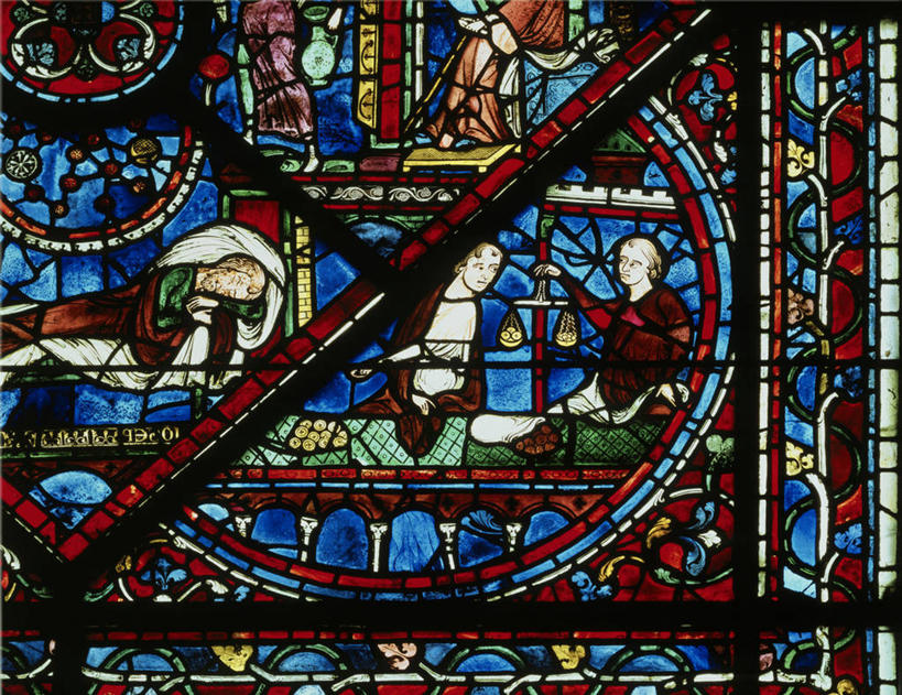 无人,横图,插画,室内,白天,绘画,贪欲,数码,科技,法国,阴影,艺术,网络,标志,符号,高光,几何,计算机图形,古典,合成,图画,文化,标识,画,工艺品,品味,平衡,金融,宗教,美术,电脑合成图,数码合成图,高雅,基督,基督教,合成图,天主教,耶稣,漫画,法国文化,哥特式风格,救世主,写实,具体,具象,美学,性别符号,基利斯督,弥赛亚,默西亚,彩色玻璃,式样,美术工艺,夏特尔大教堂,秤,彩图,大教堂,男性符号,夏特尔