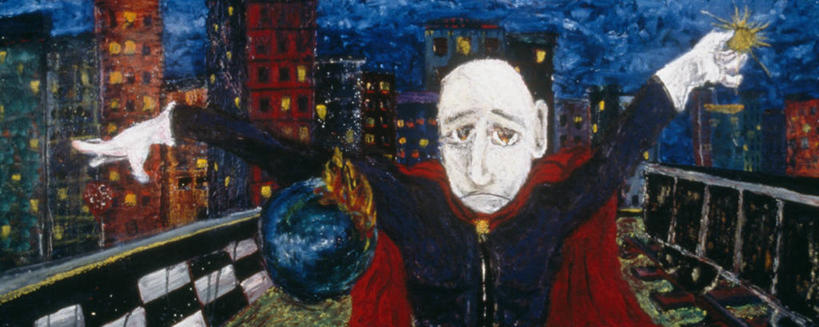 成年人,一个人,魔术师,横图,全景,插画,正面,度假,绘画,神秘,数码,科技,美景,城市风光,城市,摩天大楼,油画,仅一个男性,表演,阴影,艺术,网络,景观,高光,几何,计算机图形,古典,合成,图画,文化,娱乐,现代,画,扮演,工艺品,品味,手势,享受,休闲,景色,放松,魔法,美术,电脑合成图,数码合成图,演出,高雅,木偶,合成图,肖像,漫画,斗篷,写实,具体,具象,美学,悲哀,美术工艺,半身,彩图,打手势