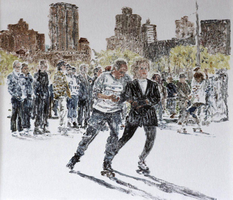 横图,插画,室外,白天,绘画,数码,科技,滚轴溜冰,天际线,城市,摩天大楼,纽约,美国,阴影,艺术,印刷,网络,旱冰鞋,溜冰鞋,旱冰,许多人,高光,几何,计算机图形,古典,合成,图画,文化,画,工艺品,品味,一群人,轮滑鞋,美术,电脑合成图,数码合成图,高雅,合成图,滑冰鞋,漫画,市区,中央公园,纽约州,写实,具体,具象,美学,单排轮滑,溜冰,轮滑,休闲活动,彩图